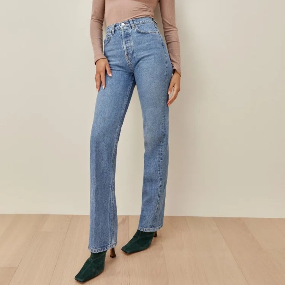 Reformation Cynthia high waisted relaxed Jeans